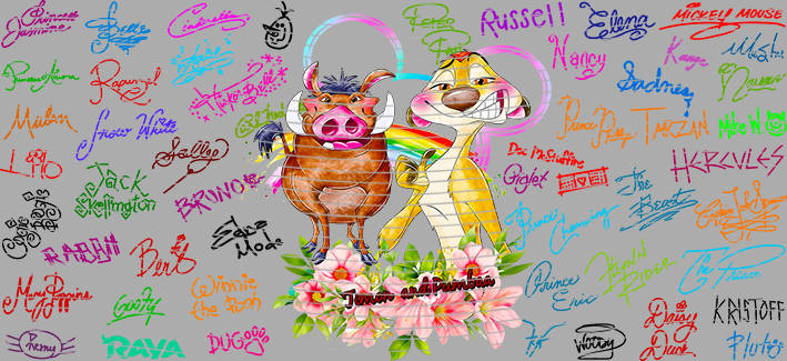 16oz Disney style-D-1306